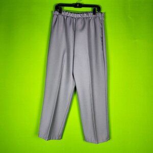 Gray Stretch Waist Womens Pants Size 18 Short